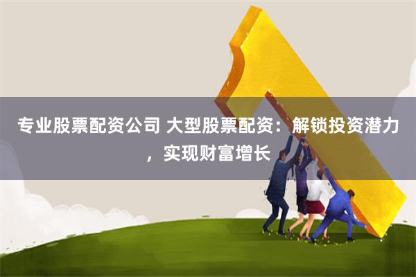 专业股票配资公司 大型股票配资：解锁投资潜力，实现财富增长